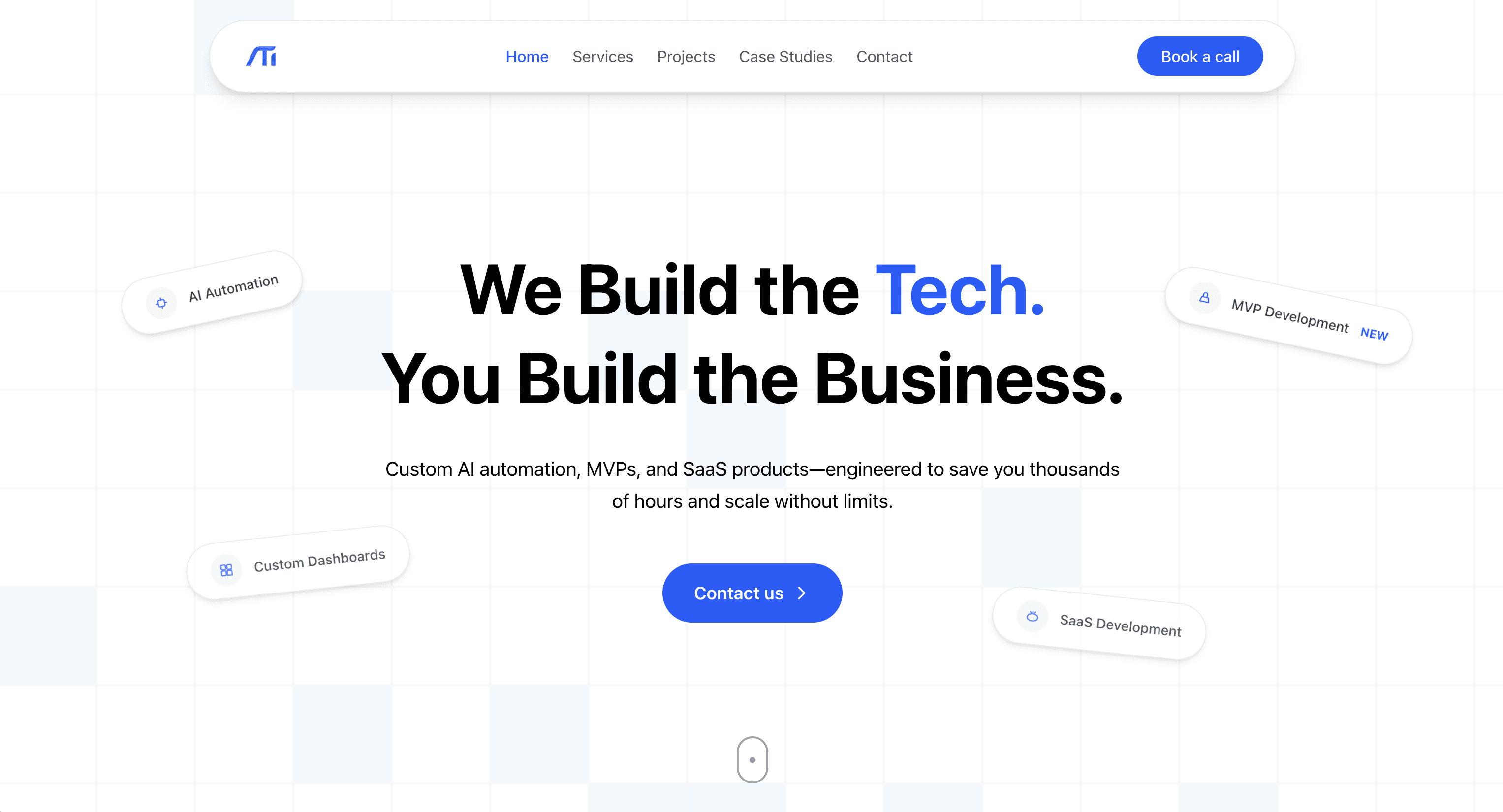 ATI - Agency Landing Page - Screenshot 1