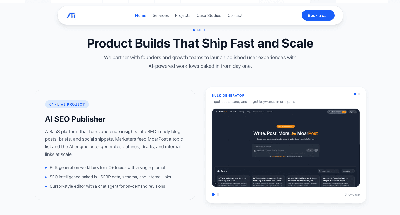 ATI - Agency Landing Page - Screenshot 3