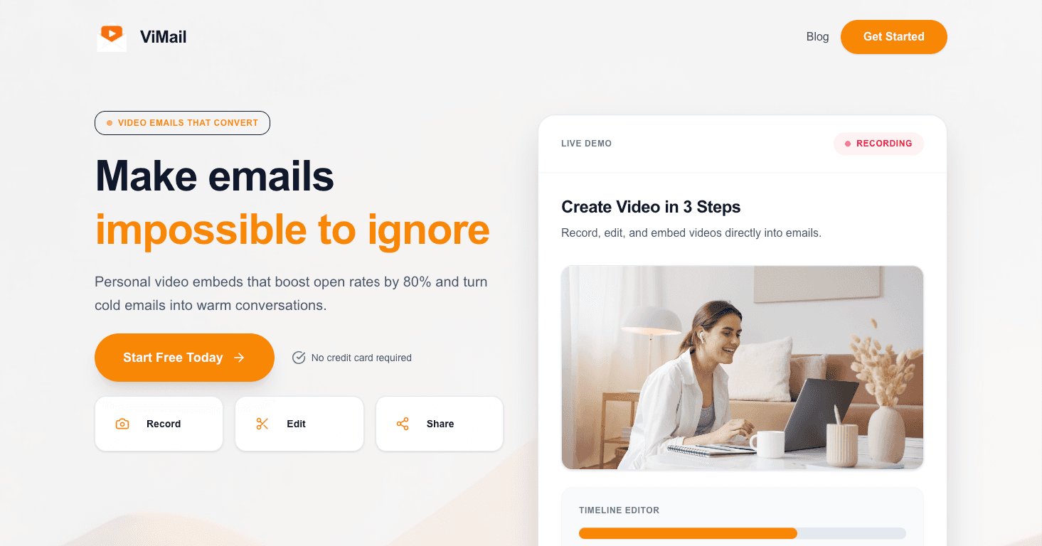 ViMail - Video Communication Platform - Screenshot 2